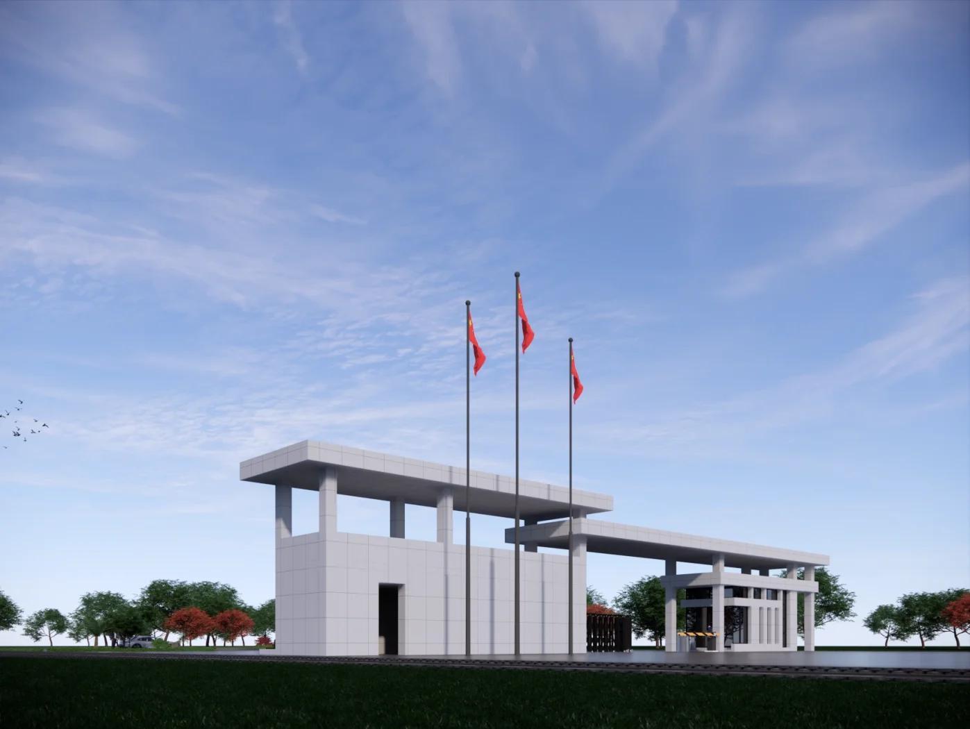 工業(yè)門頭設(shè)計(jì) 安全與美學(xué)的雙重保障